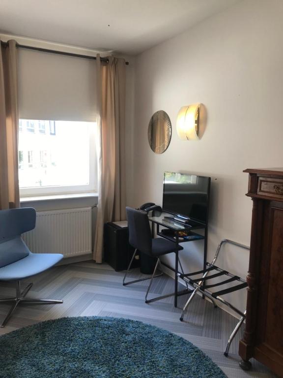 Posezení v ubytování bensons hotel