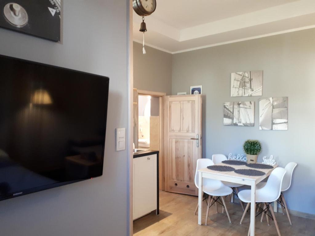 Kuchyňa alebo kuchynka v ubytovaní JM Sopot Apartament Haffner