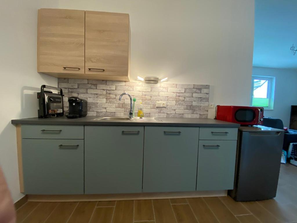 Kuchyňa alebo kuchynka v ubytovaní Ferienwohnung 90m² 2-6 Personen