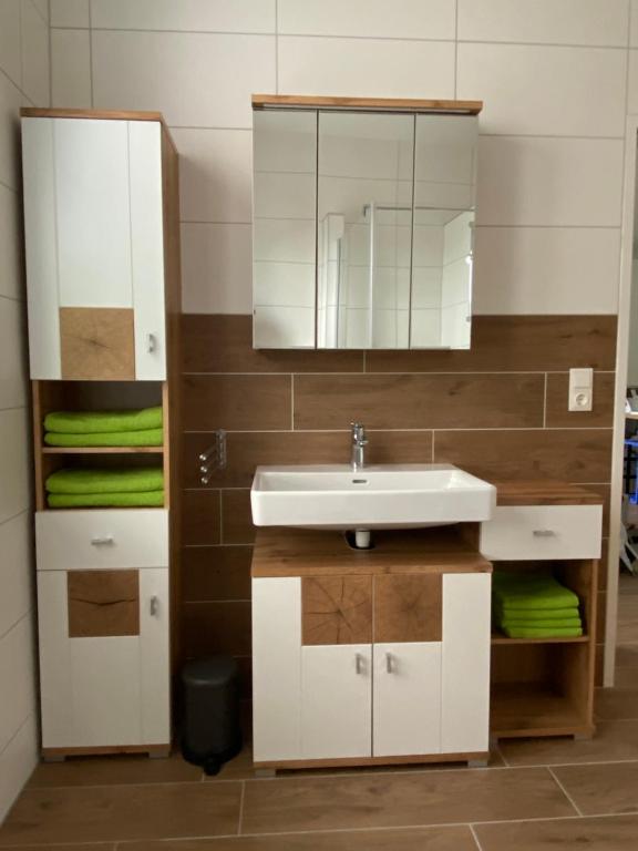 Kuchyňa alebo kuchynka v ubytovaní Ferienwohnung 90m² 2-6 Personen