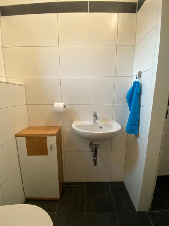 Kúpeľňa v ubytovaní Ferienwohnung 90m² 2-6 Personen