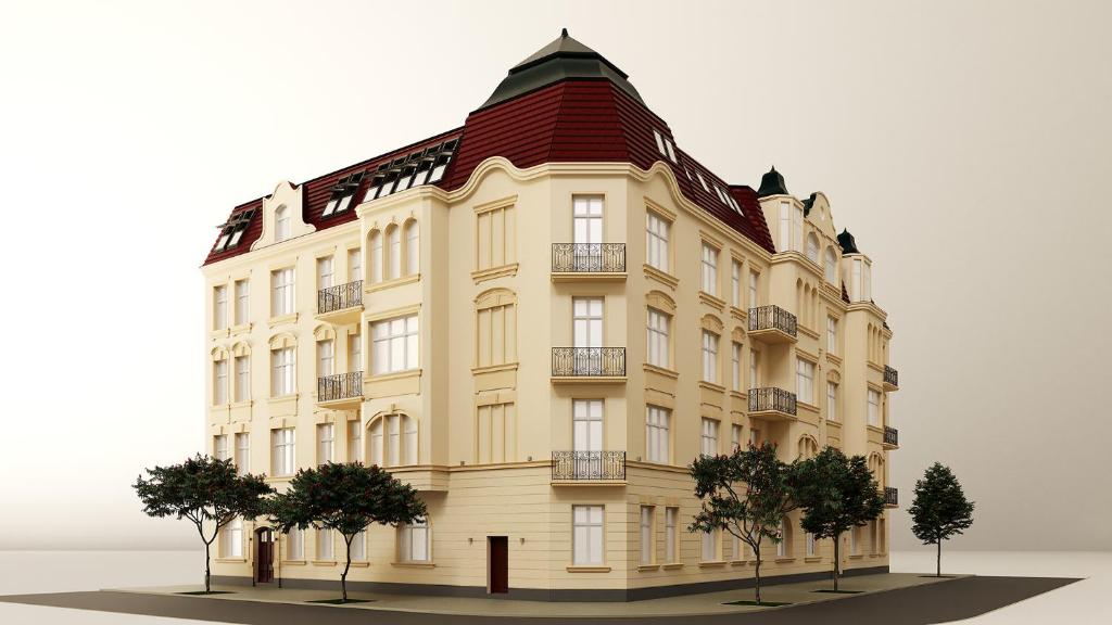 Budova, v ktorej sa apartmán nachádza