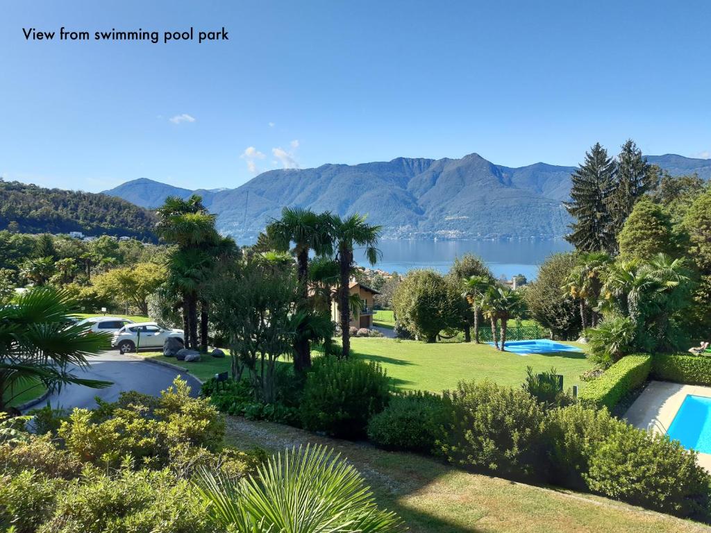 a view of the lake from a villa at EV 37 in Germignaga