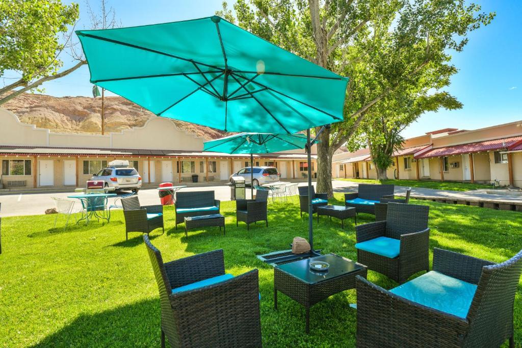 Zahrada ubytování Adventure Inn Moab