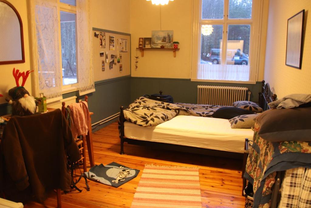 Postel nebo postele na pokoji v ubytování Anneberg Guesthouse