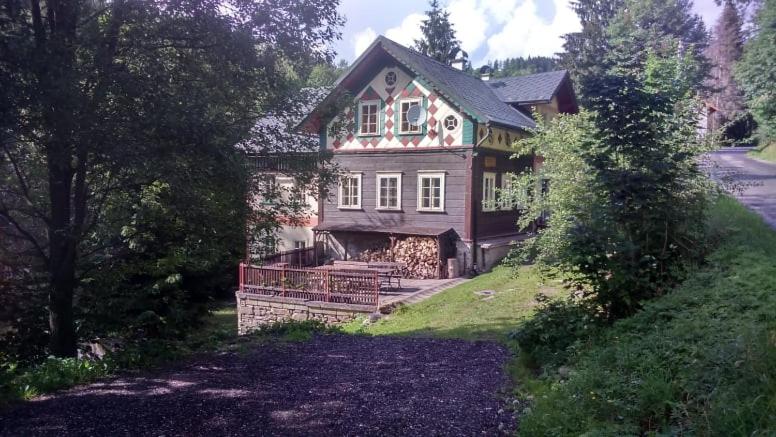Zahrada ubytování Chalupa Končiny