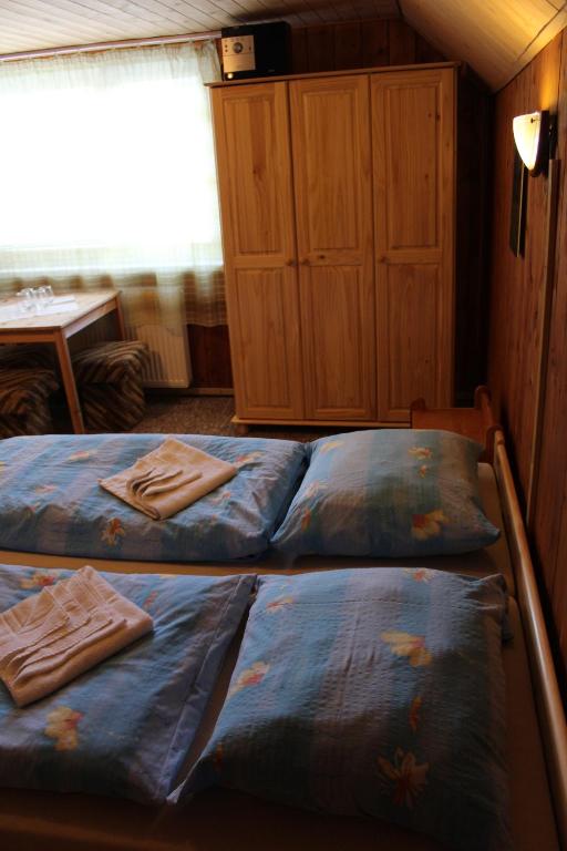 Postel nebo postele na pokoji v ubytování Chata Horec