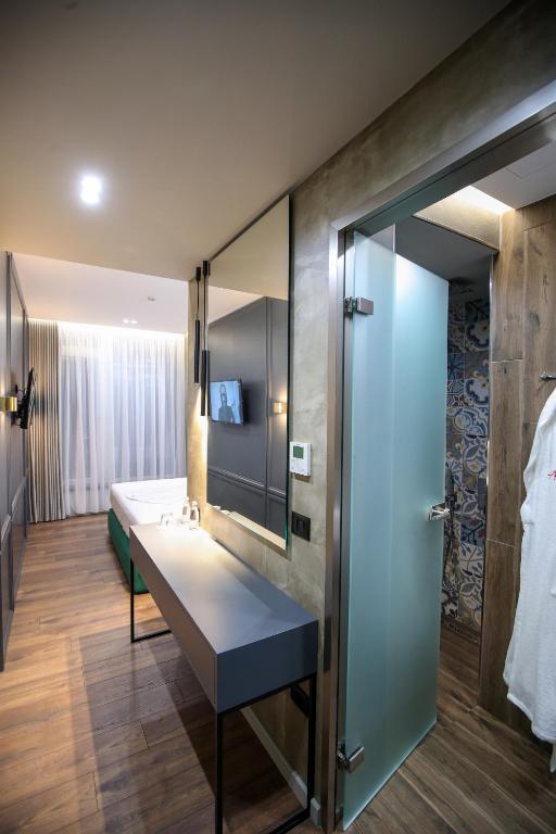 Koupelna v ubytování AP Hotel Boutique