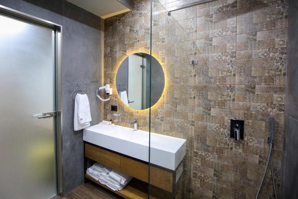 Koupelna v ubytování AP Hotel Boutique