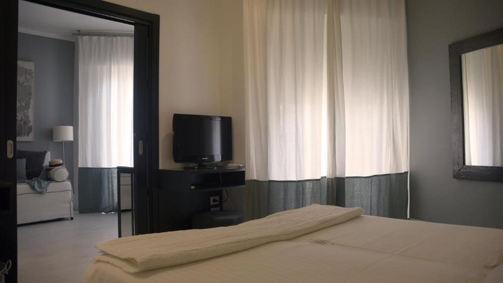TV a/nebo společenská místnost v ubytování Hotel Ril