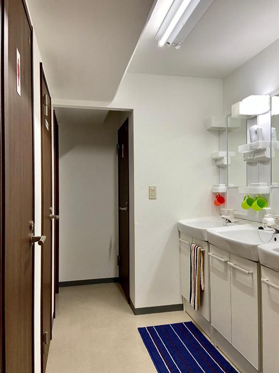 Kuchyň nebo kuchyňský kout v ubytování Hostel Furoya