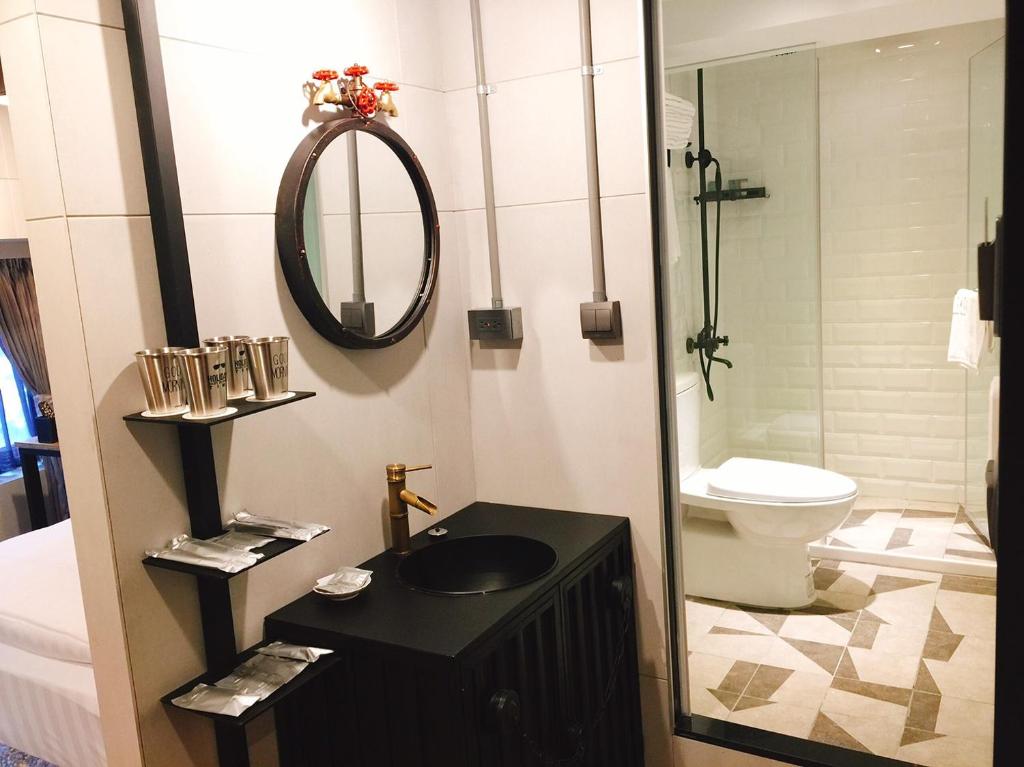 Koupelna v ubytování RF Hotel - Zhongxiao