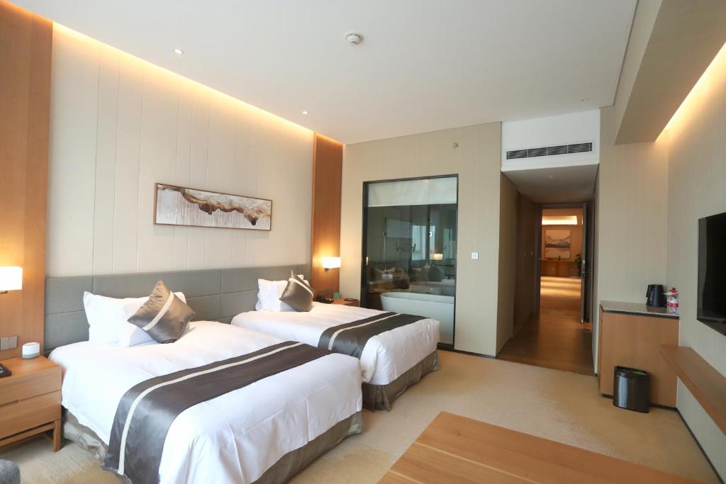 Yuyao Bright hotel - Chambre Jumelle De Luxe