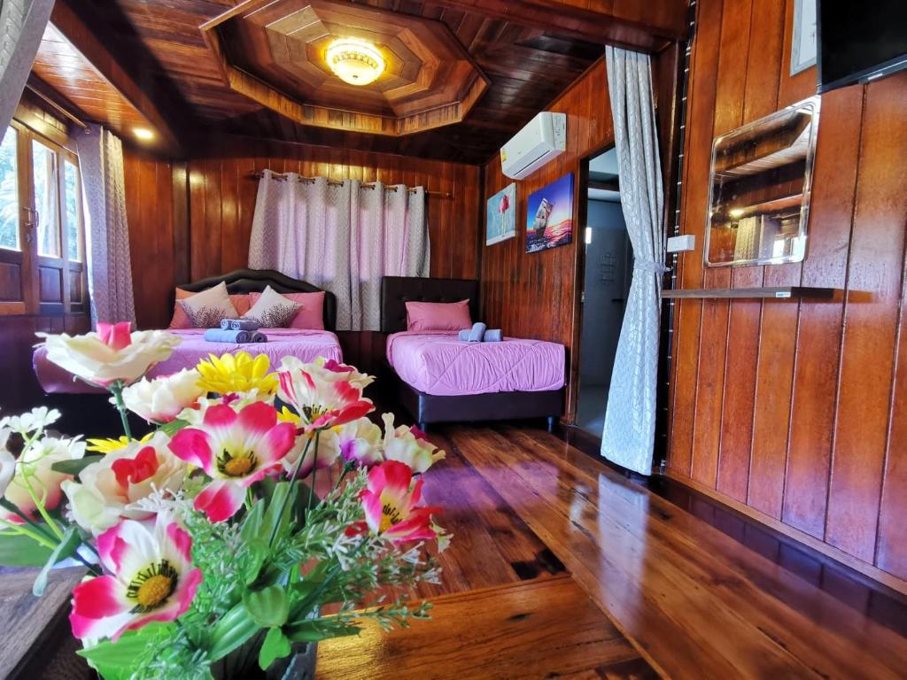 TV a/nebo společenská místnost v ubytování Walk in homestay