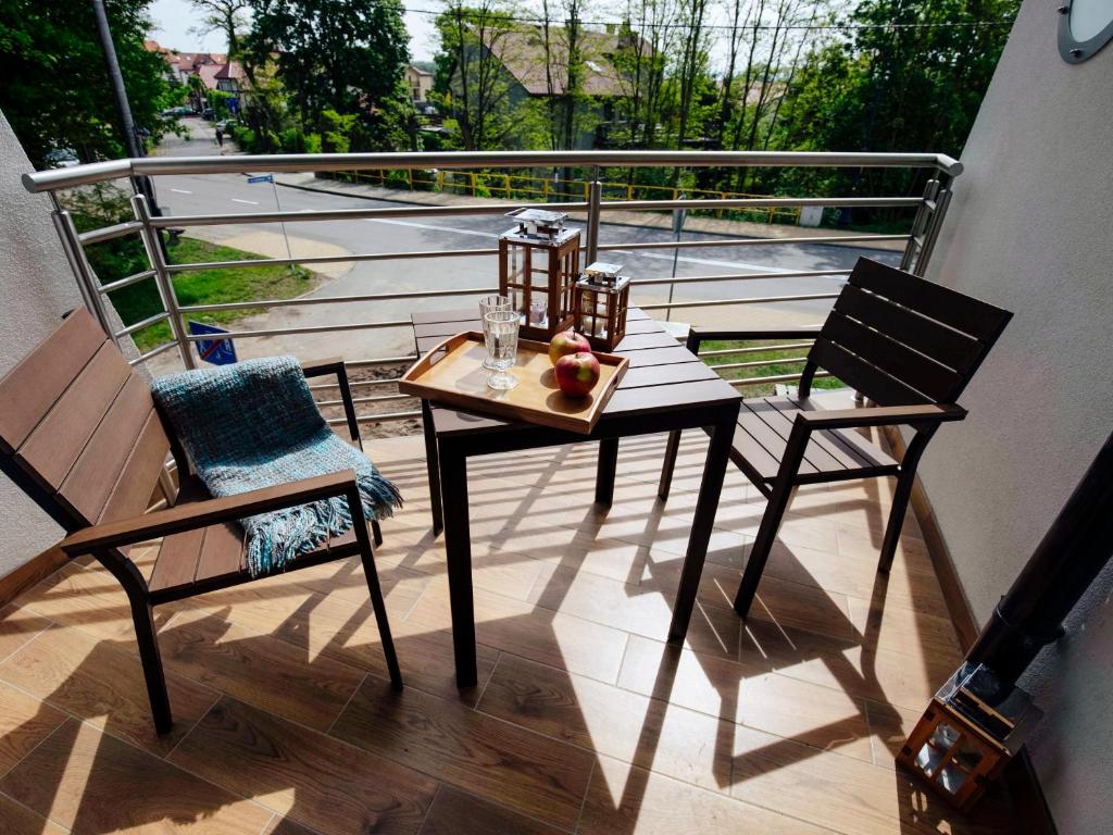 Balkón nebo terasa v ubytování Porto Marina