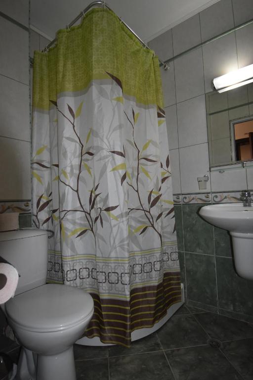 Koupelna v ubytování Kandrovi Sozopol