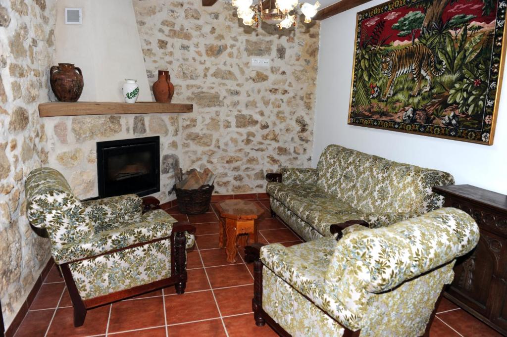 Posezení v ubytování Hotel Rural El Labrador
