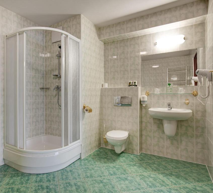Koupelna v ubytování Hotel Gromada Warszawa Centrum