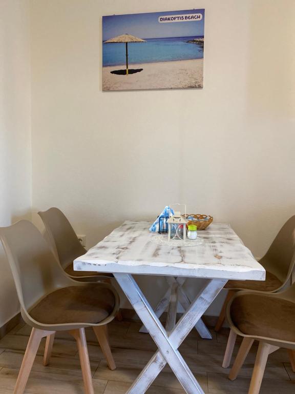 Ein Sitzbereich in der Unterkunft Michail Suites Afiartis Karpathos