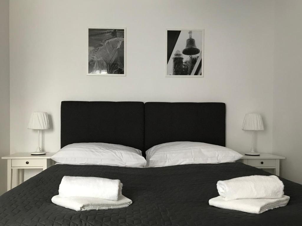 Posteľ alebo postele v izbe v ubytovaní Apartamenty Julia APARTAMENTY OZONOWANE