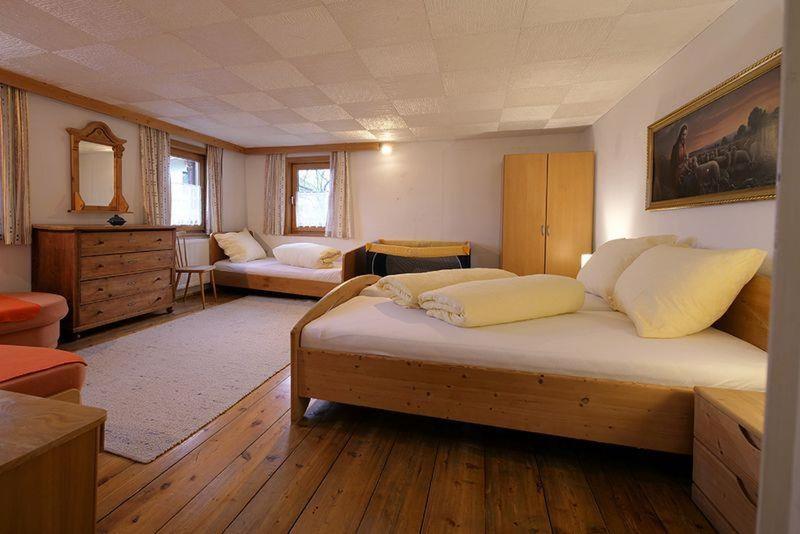 Postel nebo postele na pokoji v ubytování Ferienhaus Thoma