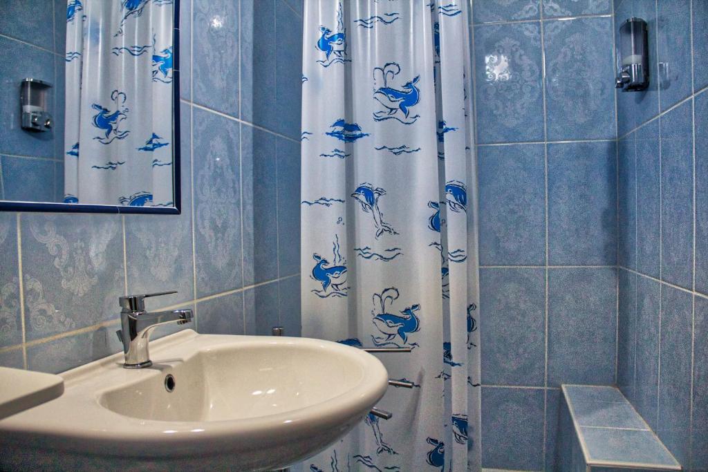 Koupelna v ubytování B&b Trebenoro