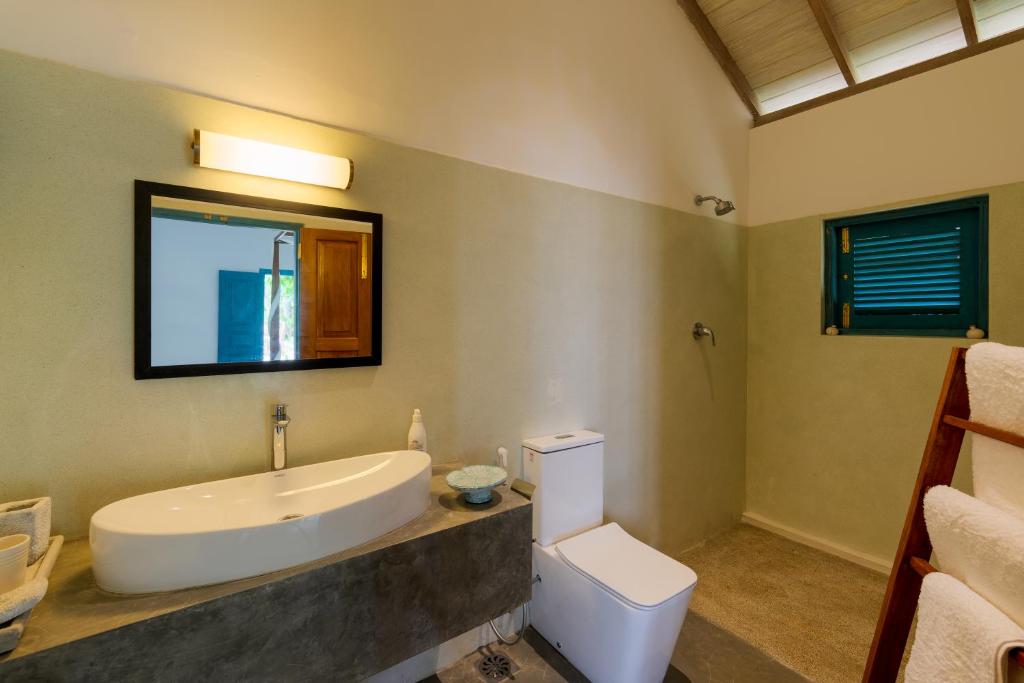 Koupelna v ubytování STUTHI VILLA