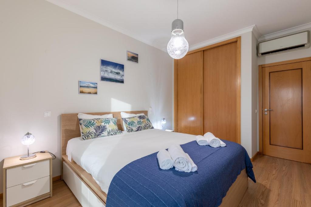 Postel nebo postele na pokoji v ubytování Apartamento 7 Mares
