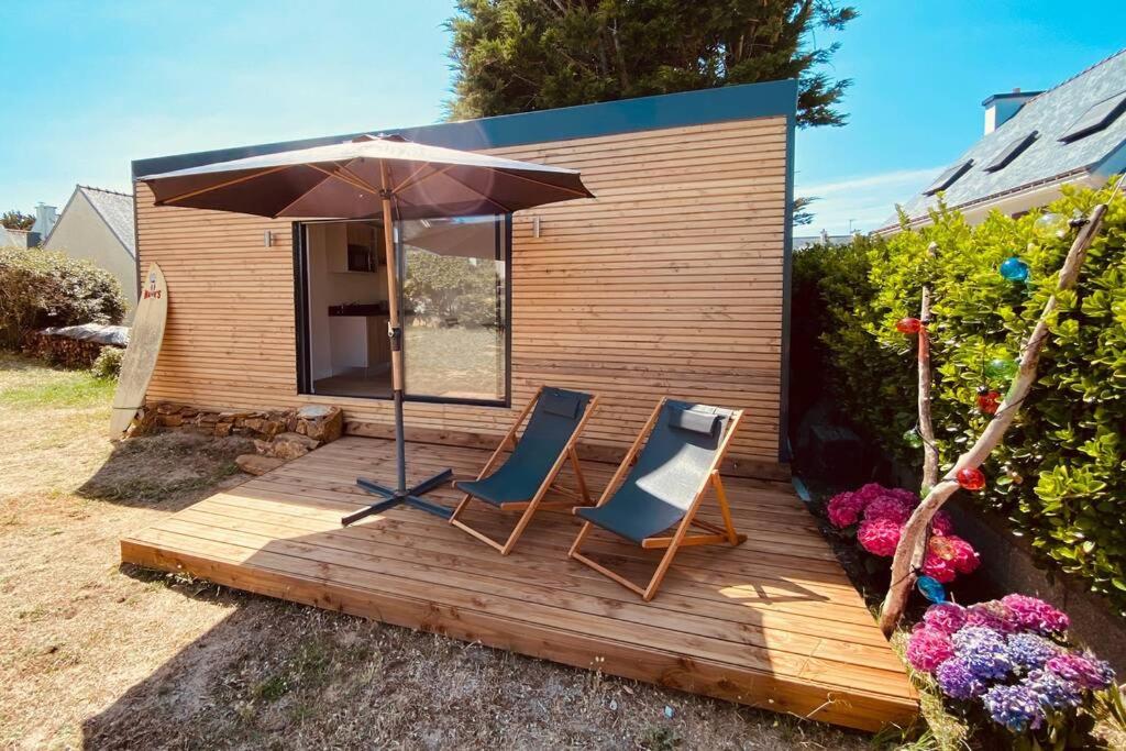Κήπος έξω από το Beach Loft Ar Valum