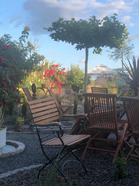 Zahrada ubytování Auberge L'Art