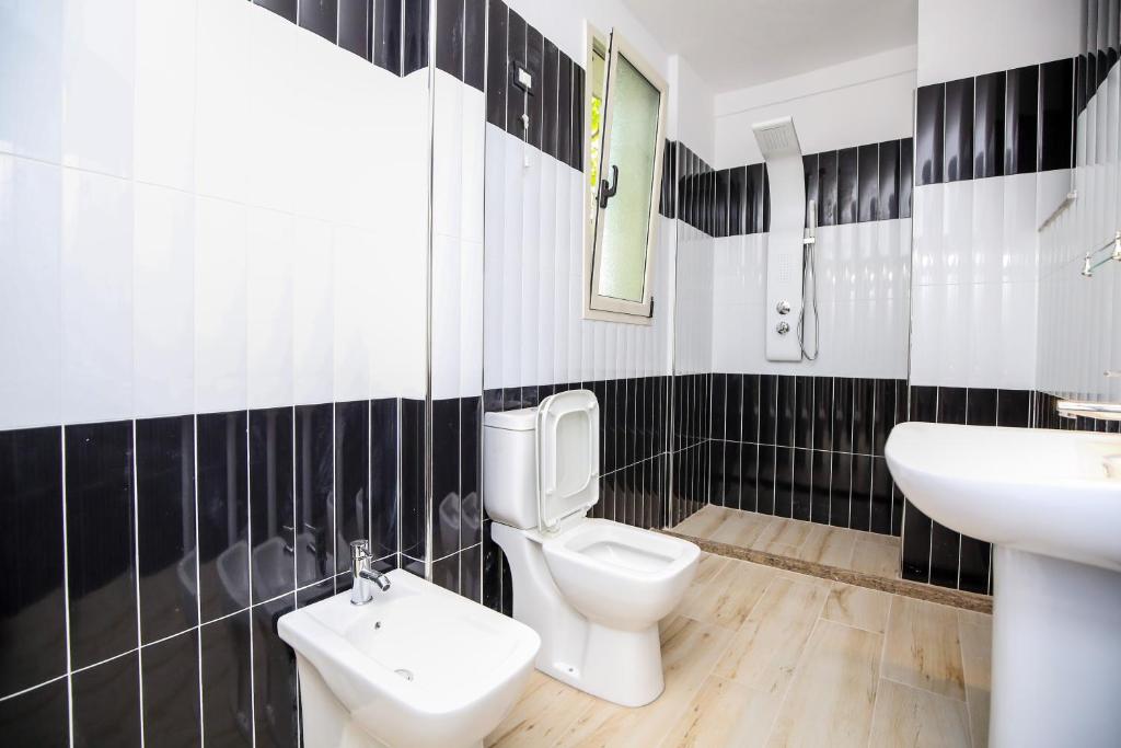 Koupelna v ubytování Hotel Vila Stefa