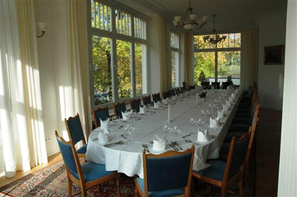Restaurace v ubytování Gästehaus Leipzig