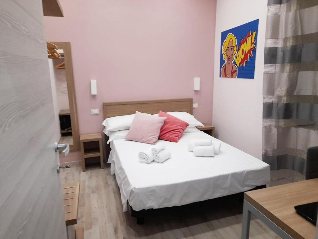 Postel nebo postele na pokoji v ubytování A&B Affittacamere a Boccadasse