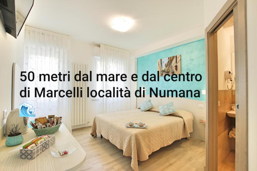 Voodi või voodid majutusasutuse Affittacamere I Principi del Conero toas