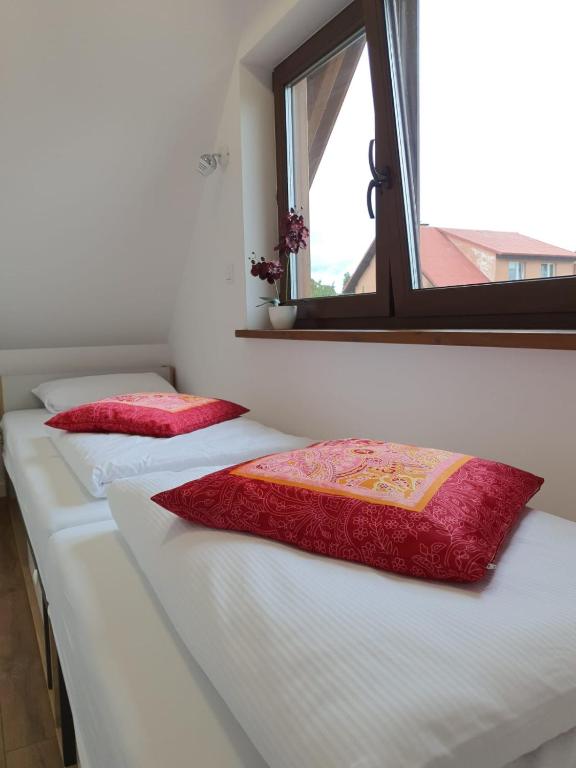 Posteľ alebo postele v izbe v ubytovaní Stepnicka Keja