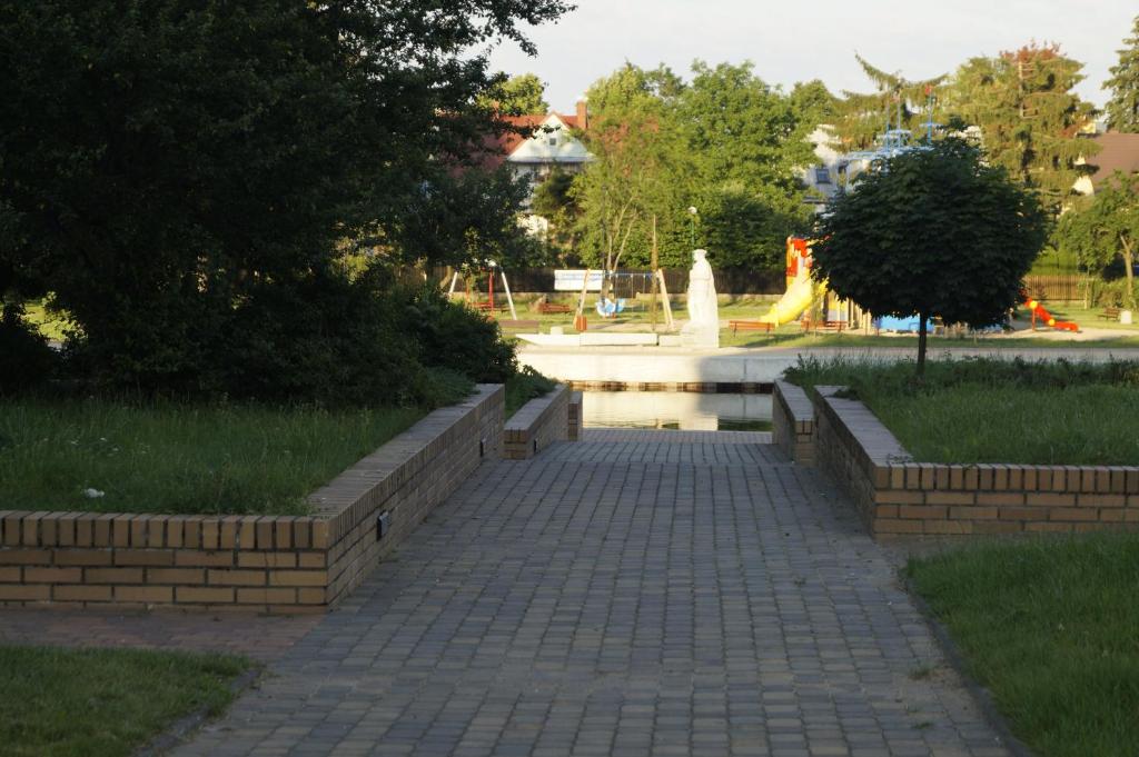 Vonkajšia záhrada v ubytovaní Apartament Pisz Centrum 7