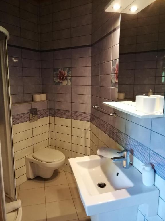 Koupelna v ubytování Casa Ninfea Panzió