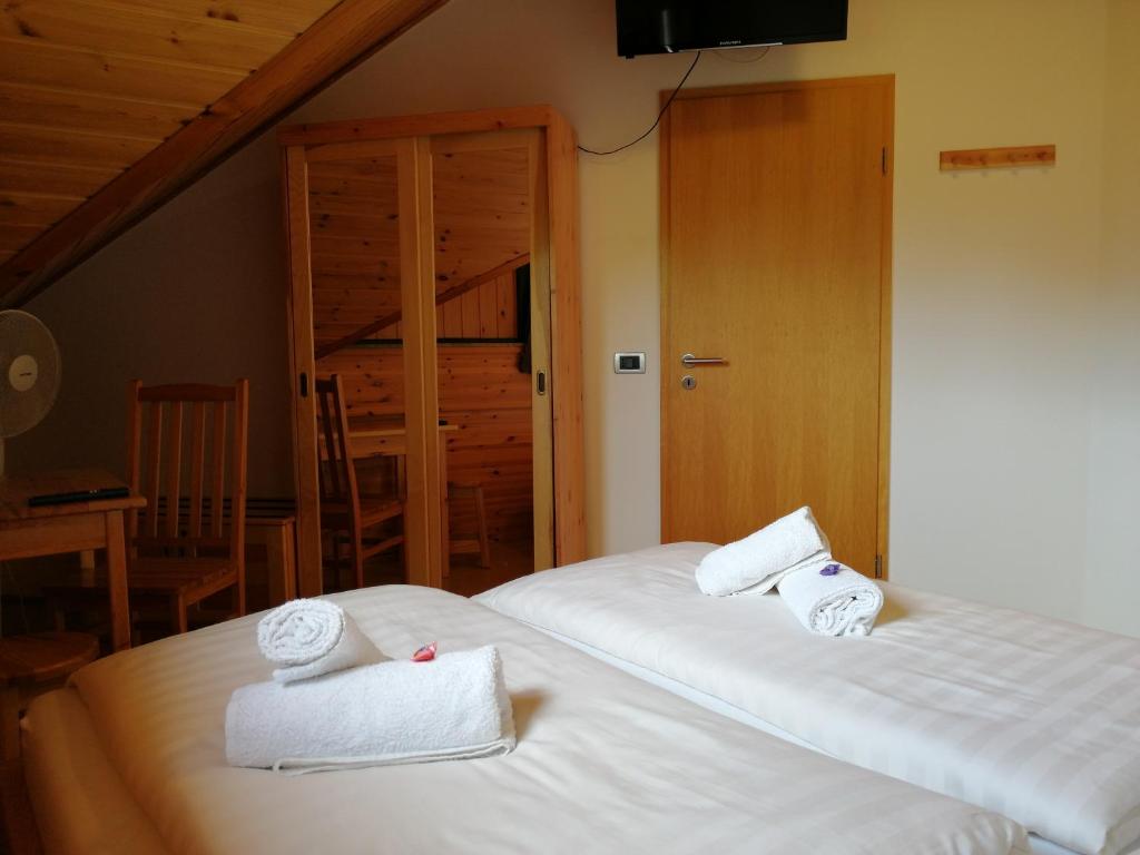 Postel nebo postele na pokoji v ubytování Casa Ninfea Panzió