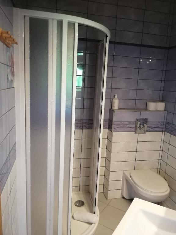 Koupelna v ubytování Casa Ninfea Panzió