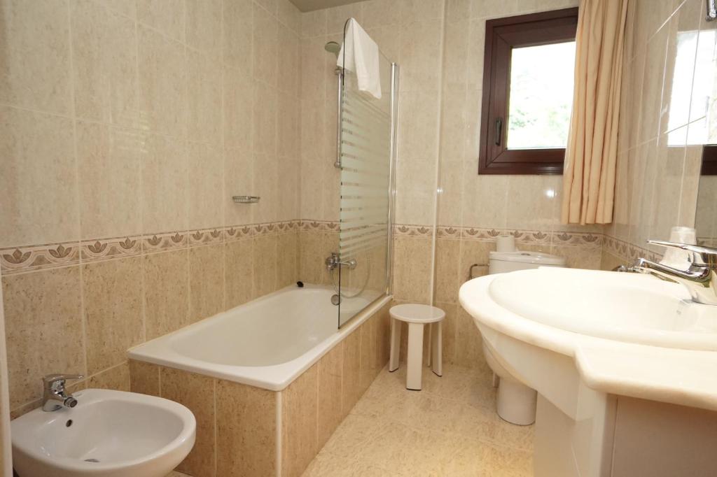 Koupelna v ubytování Hotel & SPA Niunit