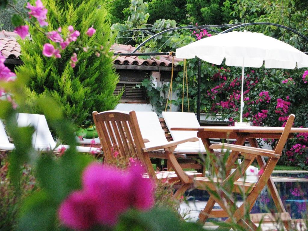 Zahrada ubytování Kybele Hotel Gocek