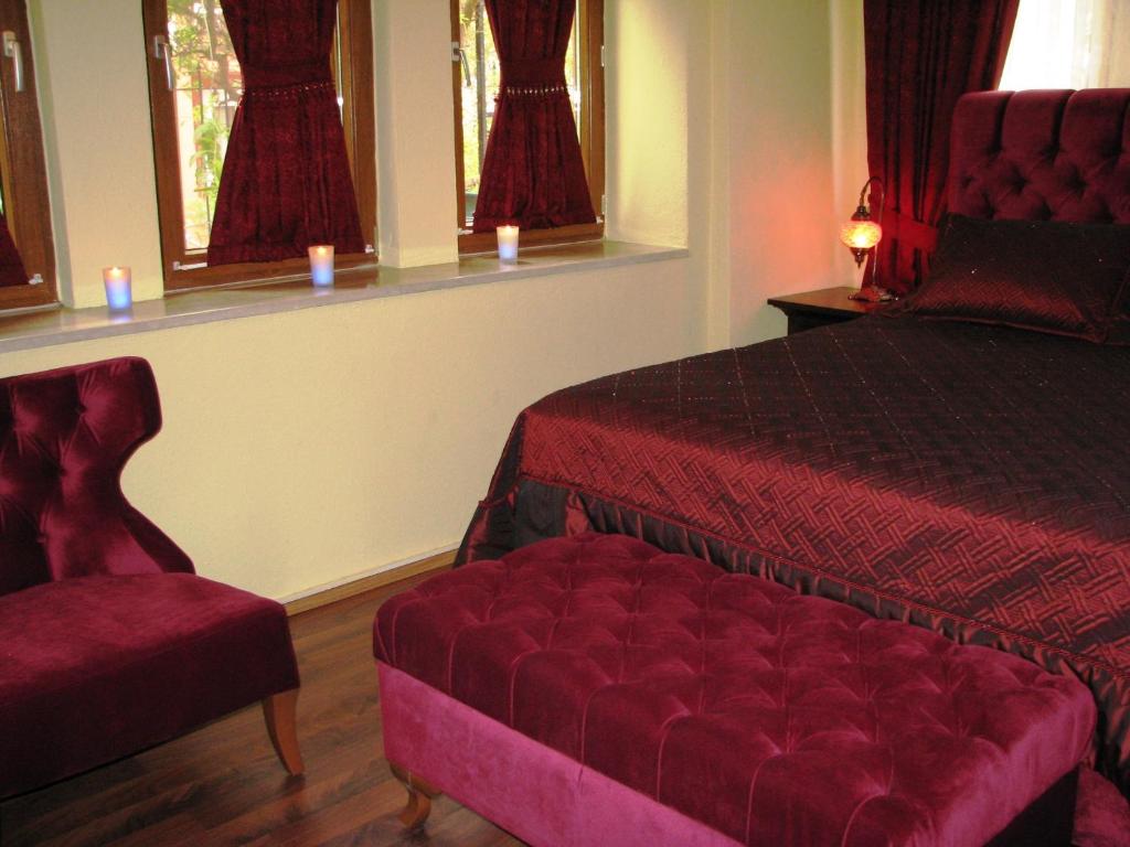 Postel nebo postele na pokoji v ubytování Kybele Hotel Gocek