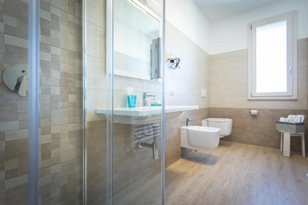 Koupelna v ubytování Hotel Residence Vallecorsa