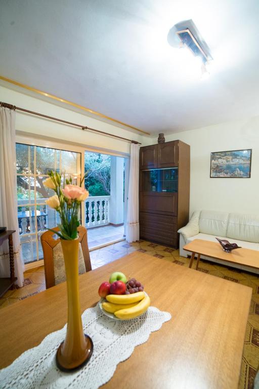 Kuchyň nebo kuchyňský kout v ubytování Apartmani Fuža Rab