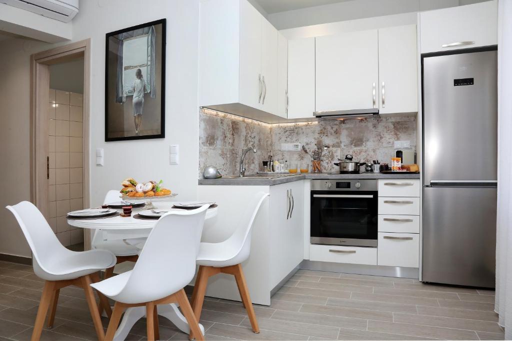 A cozinha ou cozinha compacta de Under the Aqueduct boutique house