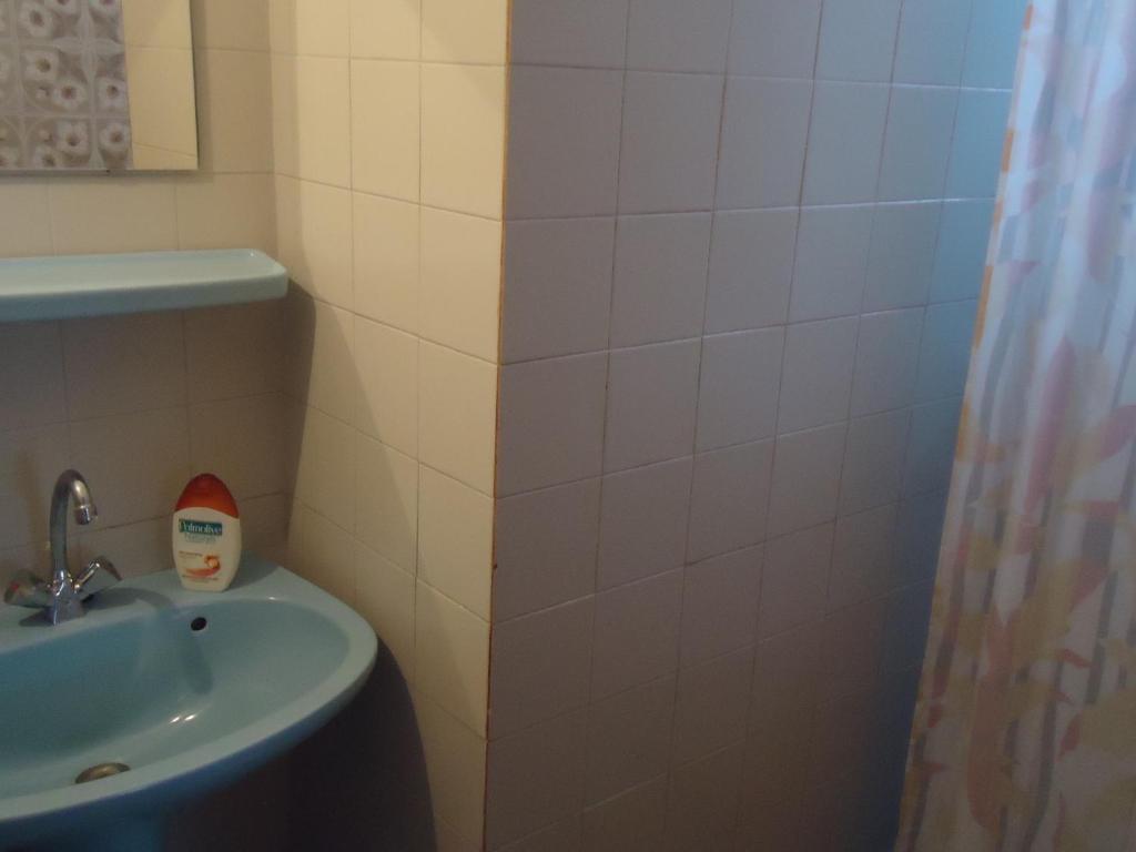 Koupelna v ubytování Cola Panzió