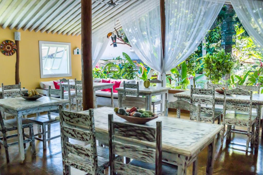 Restaurace v ubytování Pousada Calypso