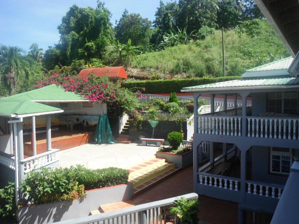 Zahrada ubytování Classique International in Dominica