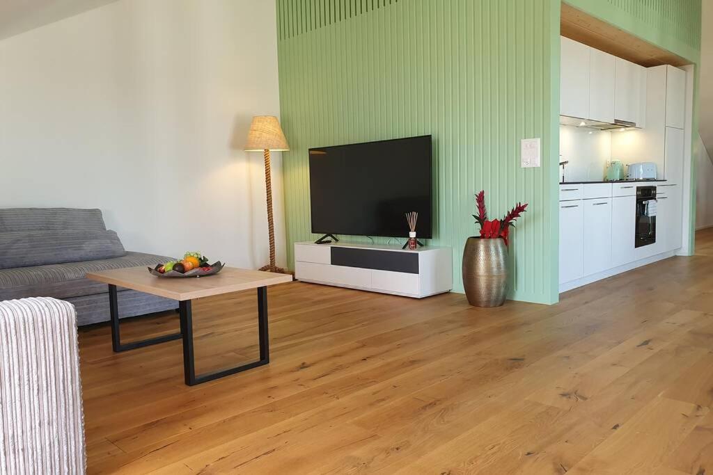 Kuchyň nebo kuchyňský kout v ubytování Wohnstation DIAMOND SUITE
