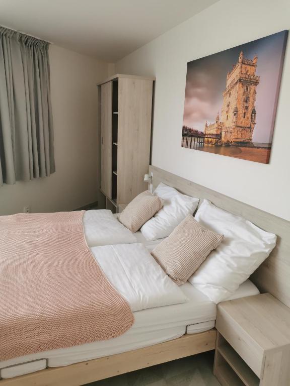 Postel nebo postele na pokoji v ubytování Sylván